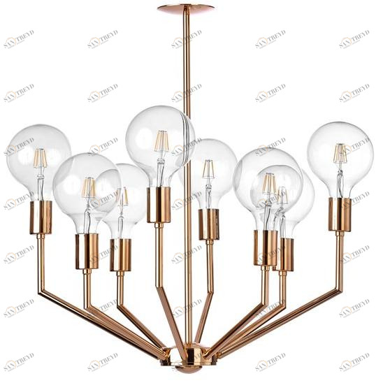 Possoni Illuminazione Блестящая медная люстра Ercule 557/8 