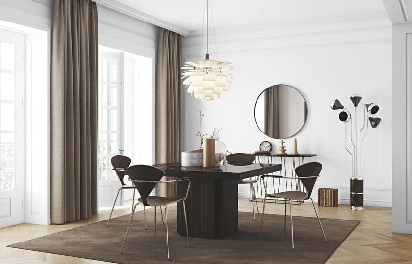 TemaHome Квадратный мраморный обеденный стол sun-id-1466114 - Вид №6