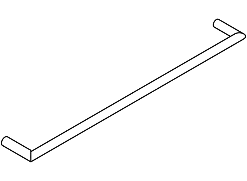162.30.200XA держатель для банного полотенца HEWI System 900 - Вид №6