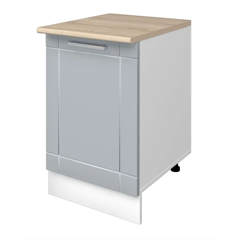 Шкаф напольный Тортора-1 86x50 см МДФ цвет серый 83724582 STLM-2163920 Santreyd