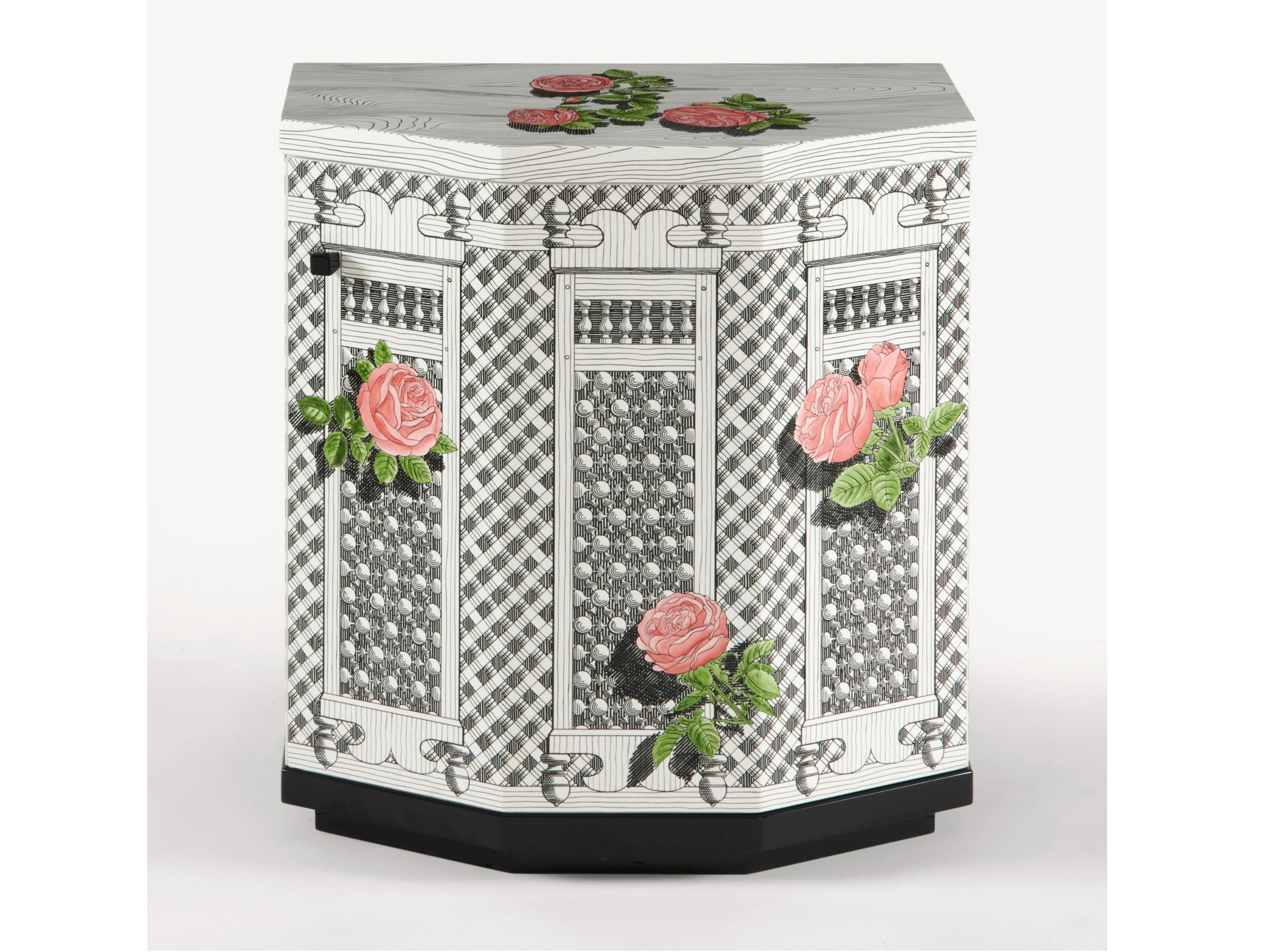 Тумбочка Fornasetti Musciarabia con rose ARCH-00019886