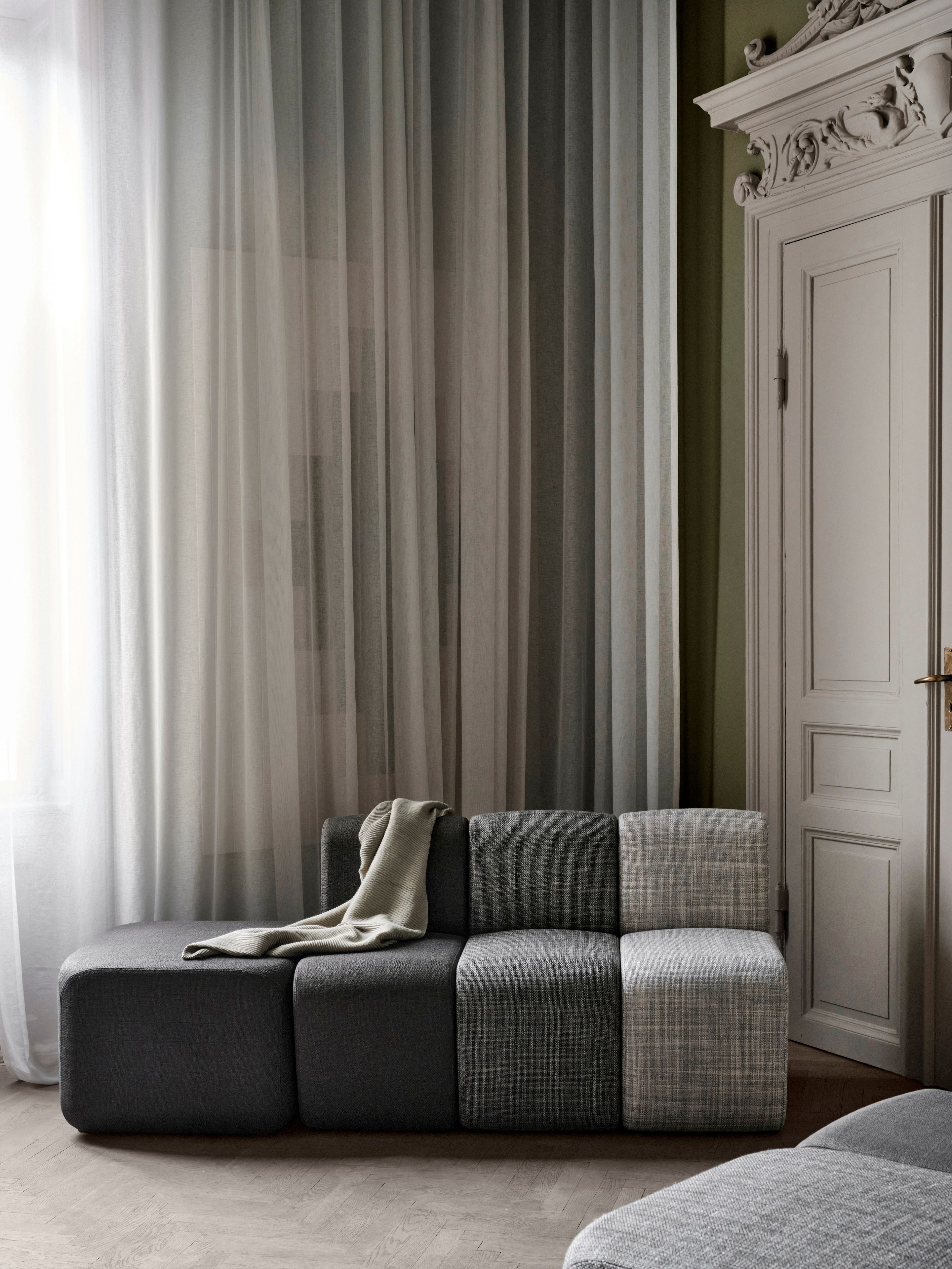 Квадратный пуф из ткани Bla Station ARCH-00129486 - Вид №33