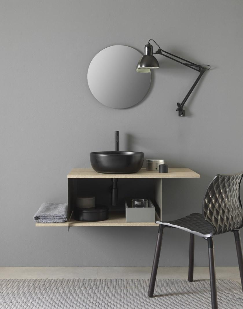 Scarabeo Ceramiche Тумба под умывальник подвесная одинарная Slide sun-id-1466050 - Вид №7