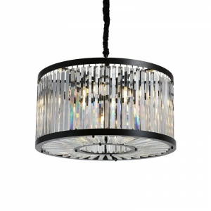 Светильник подвесной 37х50 см черный Welles KR0388P-5/P/clear DELIGHT COLLECTION ДИЗАЙНЕРСКИЕ 00-3883099 Прозрачный;черный