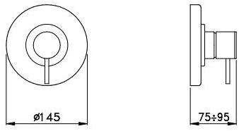 RUBINETTERIE STELLA Смеситель для душа однорычажный Lucilla Art.11030 - Вид №1