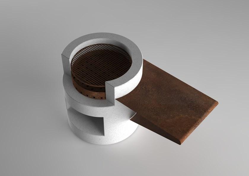 Manufatti Viscio Реконструированный каменный мангал sun-id-1461945 - Вид №2