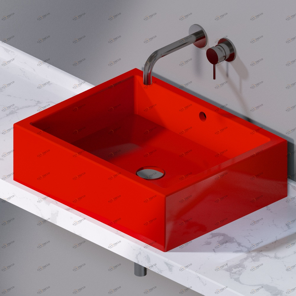 L259125 Накладная раковина на столешницу  прямоугольная A. e T. Italia Bold AeT ITALIA