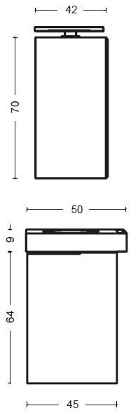 Mobiltesino Подвесная тумба под умывальник из ламината с зеркалом Fly sun-id-1385432 - Вид №2
