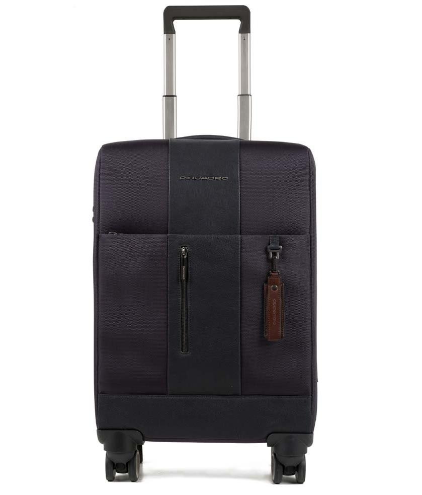 BV4444BRBM/BLU Чемодан BV4444BRBM Cabin size spinner Piquadro Brief 