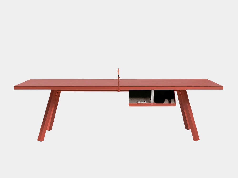 Одноцветный крытый прямоугольный стол для пинг-понга RS Barcelona YOU AND ME ARCH-00086608 - Вид №131