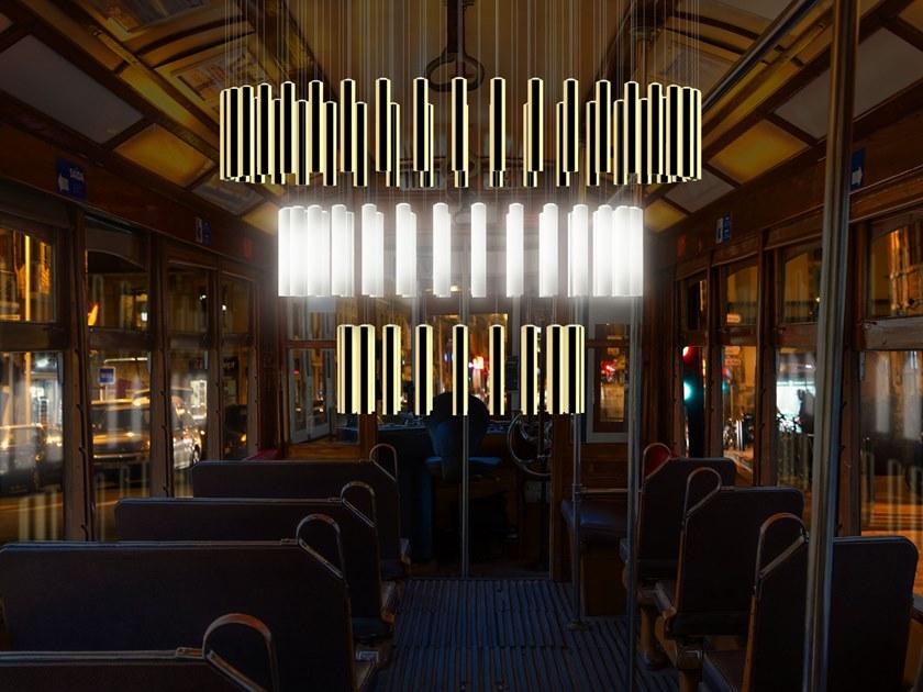 Beau & Bien Фарфоровая светодиодная люстра с диммером Rainy day sun-id-1377671 - Вид №4