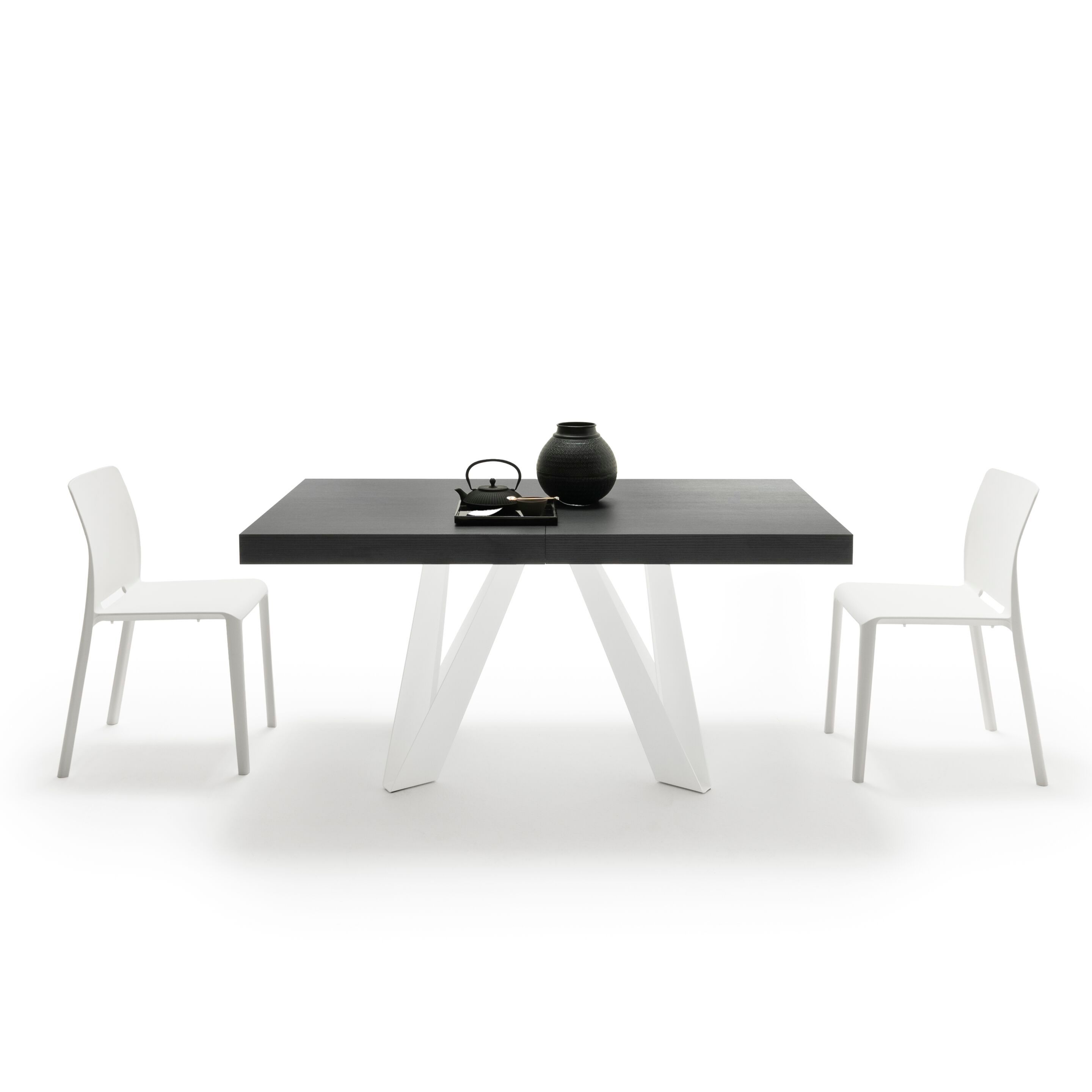 Выдвижной прямоугольный стол из железа с меламиновой столешницей Mobili Fiver ROMINA ARCH-00069646 - Вид №53