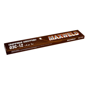 90015380 Электроды сталь ОЗС-12 OZS41 4 мм, 1 кг MAXWELD STLM-0086382