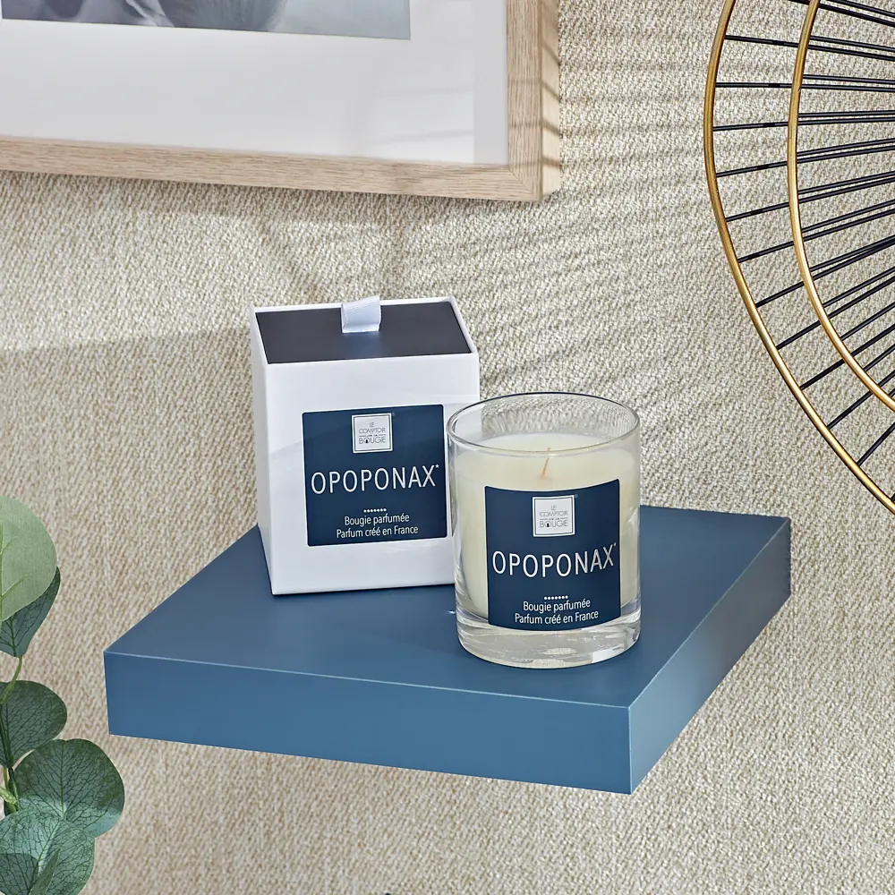 Свеча ароматизированная в стакане Опопонакса прозрачная 9.5 см Atmosphera STLM-2148422