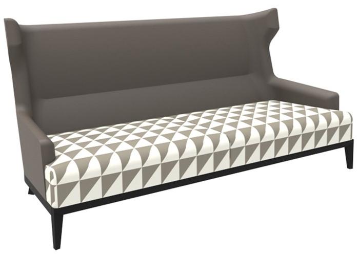 MOMENTI Диван из ткани The black attitude sun-id-1458586 - Вид №1