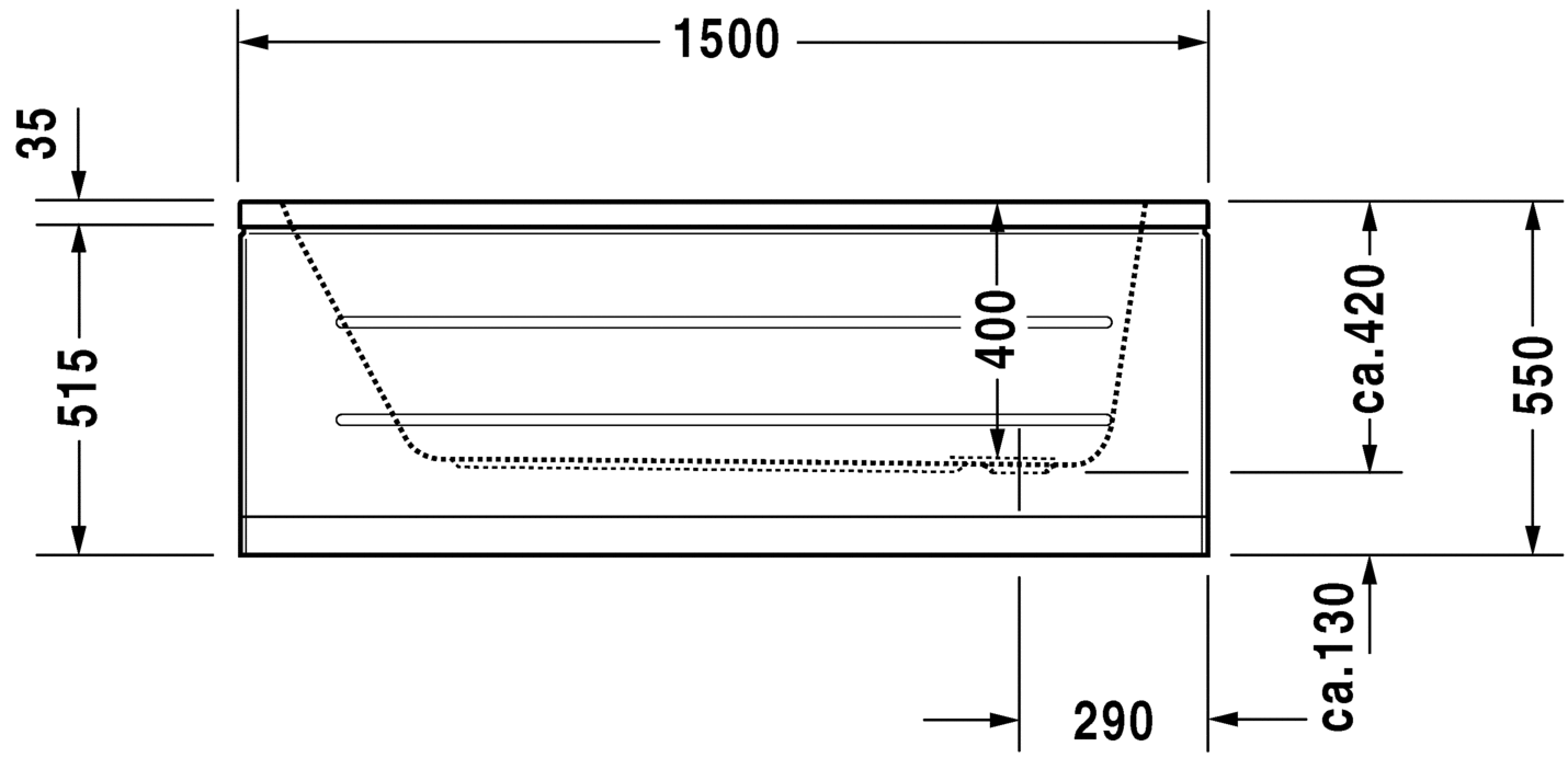 D-Code Ванна Duravit 700095..0000000 - Вид №3