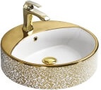 Mina Leaf Ø 45 см Раковина с верхней стойкой / MN145.00050 Mina Creavit