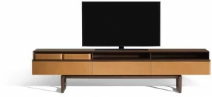 Poltrona Frau Кожаная тумба под ТВ с ящиками La collezione - mobili e complementi