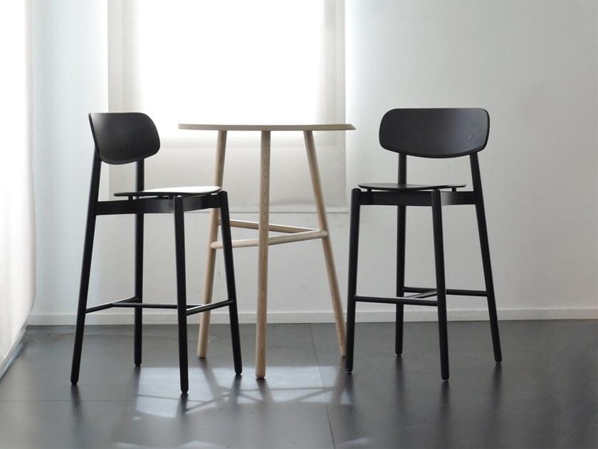 Bedont Высокий круглый деревянный стол Fizz sun-id-1389726 - Вид №1