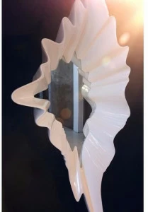 CEDRIMARTINI Зеркало в стиле барокко из лакированного стекловолокна