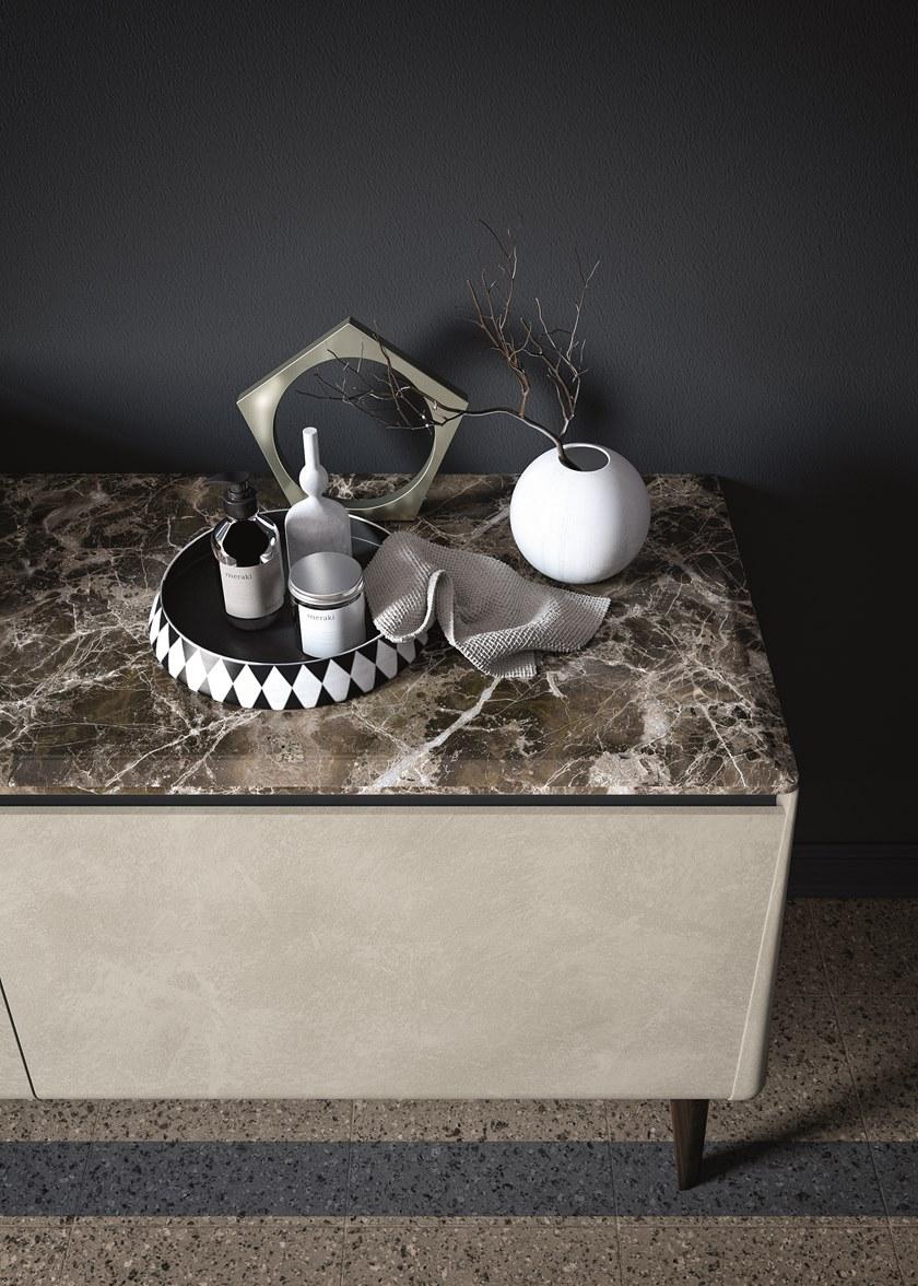 Birex Лаковая тумба под умывальник с дверцами Campus sun-id-1458077 - Вид №2