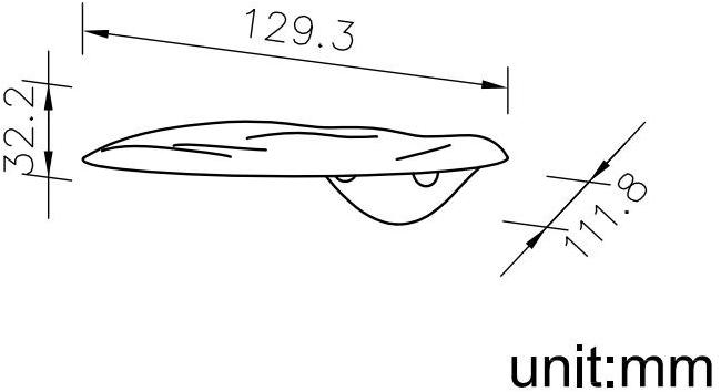 JUSTIME Мыльница на столешнице из хромированной латуни Ether 6781-20-80cp - Вид №3