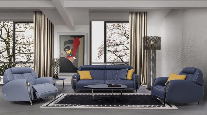 Tonino Lamborghini Casa Откидное кресло из оленьей кожи с подставкой для ног Formentera sun-id-1461857 - Вид №1