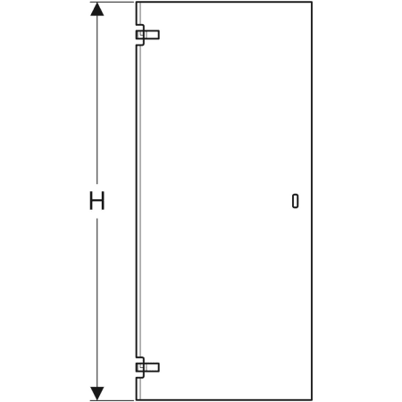 500.882.00.5 Распашная дверь IDO Design Geberit  - Вид №3