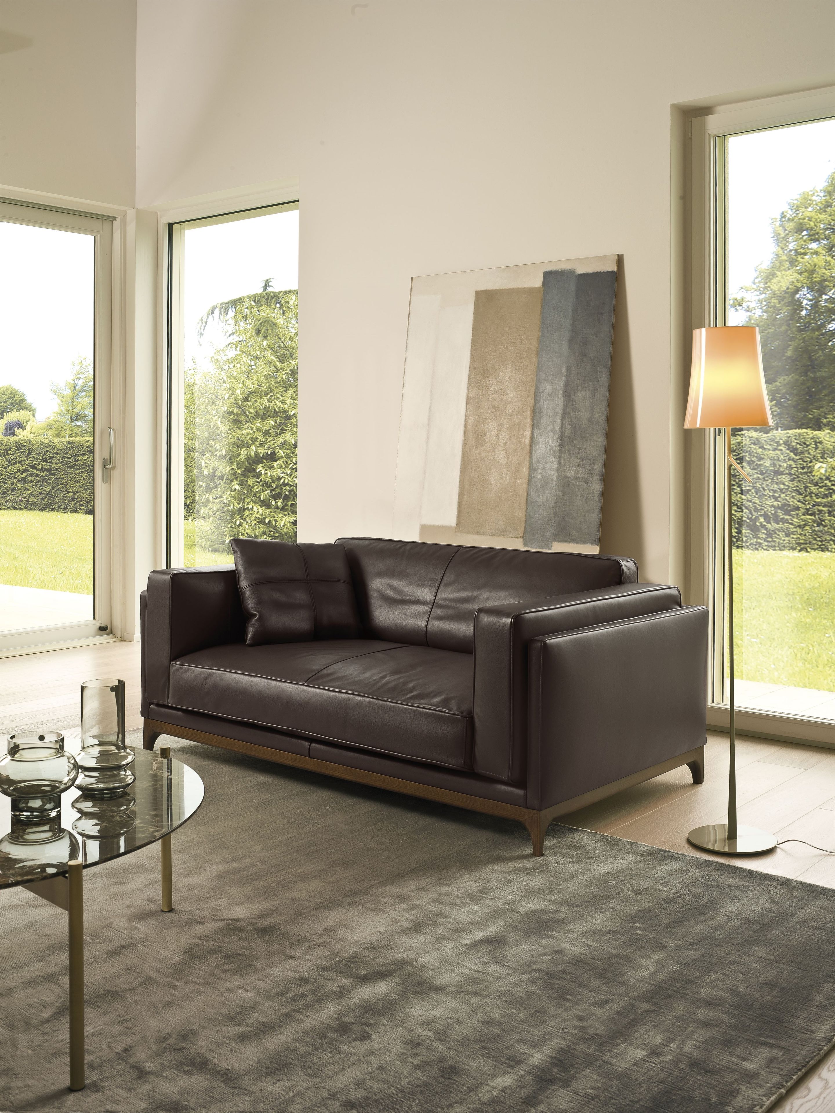 2-местный кожаный диван CTS SALOTTI ARCH-00105688 - Вид №1