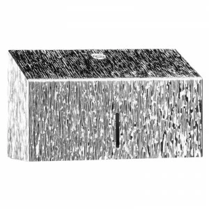 ADI201 INOX DESIGN MINI контейнер для бумажных полотенец - ICICLE Merida