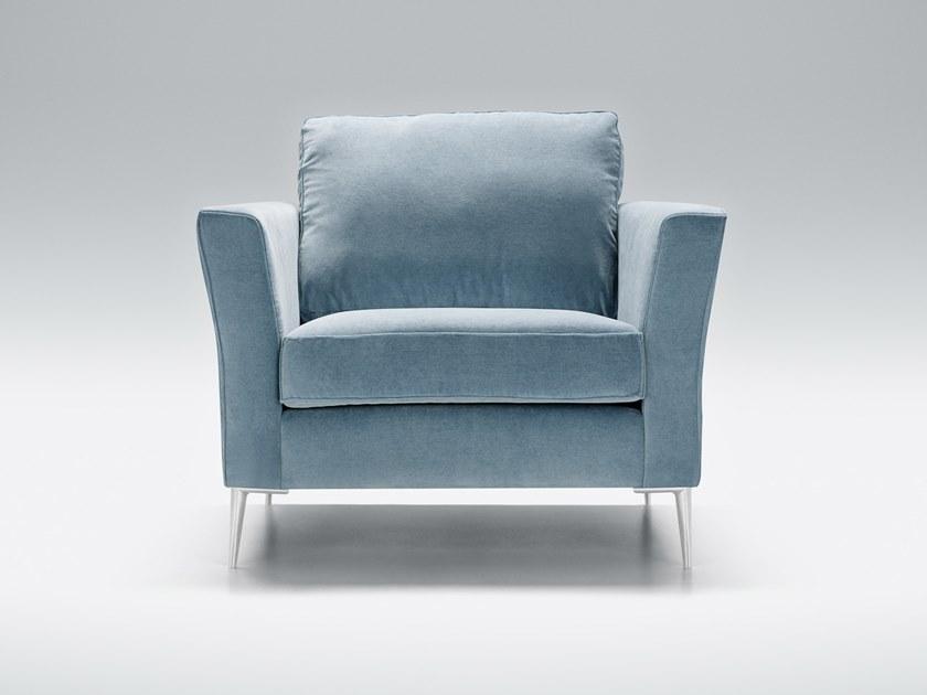 Sits Кресло с обивкой из ткани с подлокотниками Caprice sun-id-1416846 - Вид №1