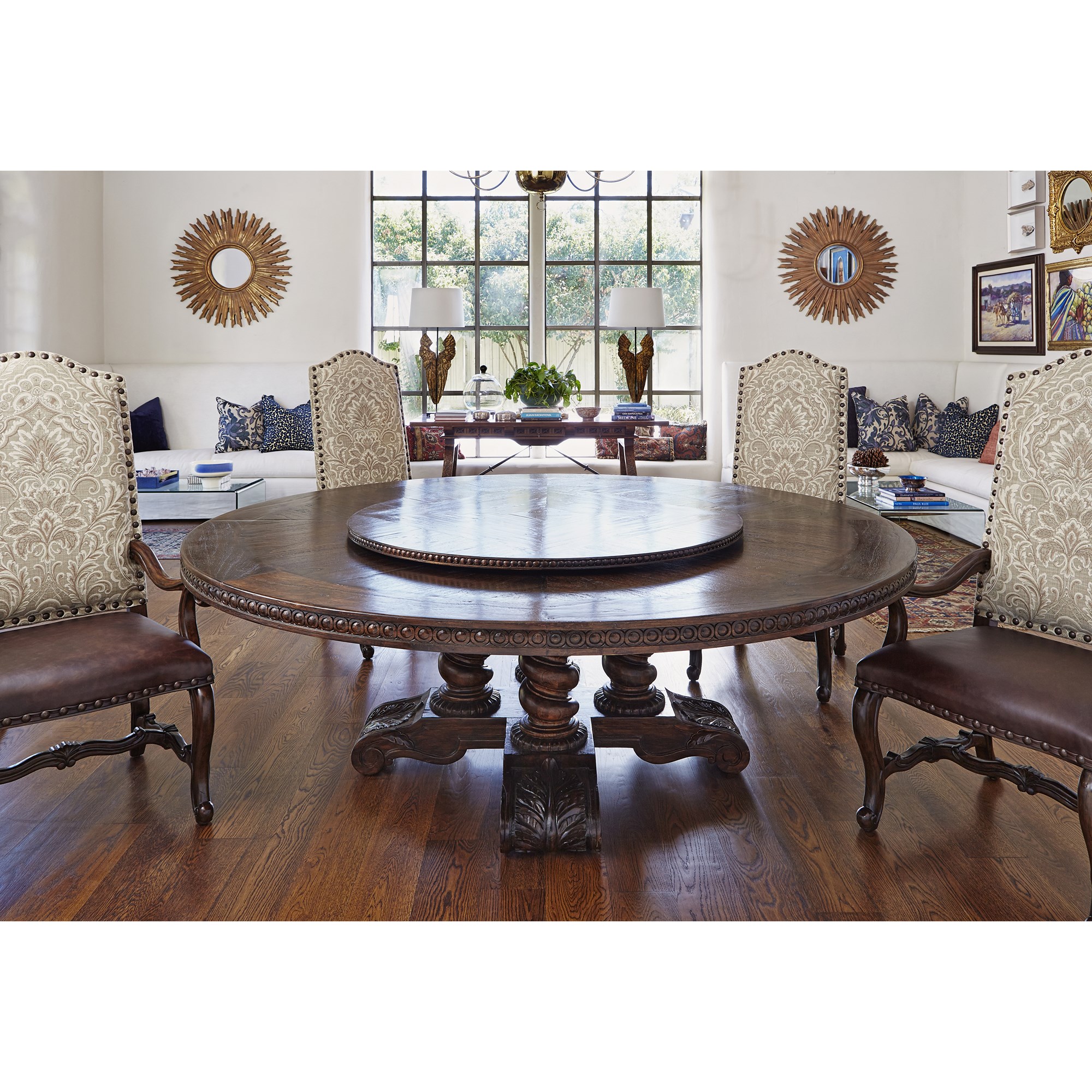 Обеденные столы 17501-000-000 Lazy Susan for Castilian Table - 46" Ambella  - Вид №1