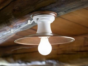 Aldo Bernardi Медный потолочный светильник Polare