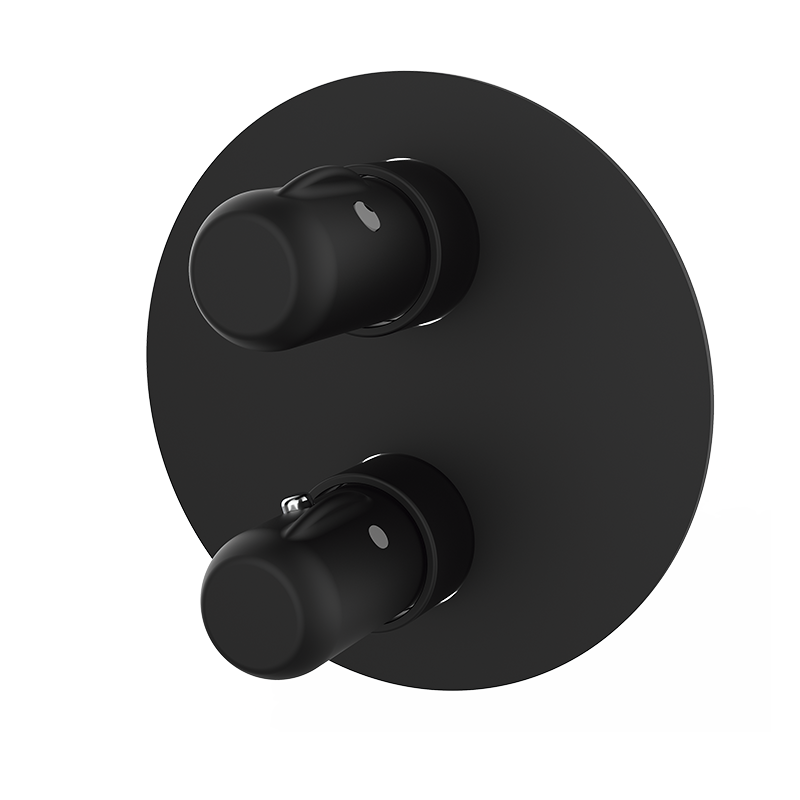 35110320 BASIC Черный Встроенный термостатический с запорным Черный GRB MIXERS E-PLUS