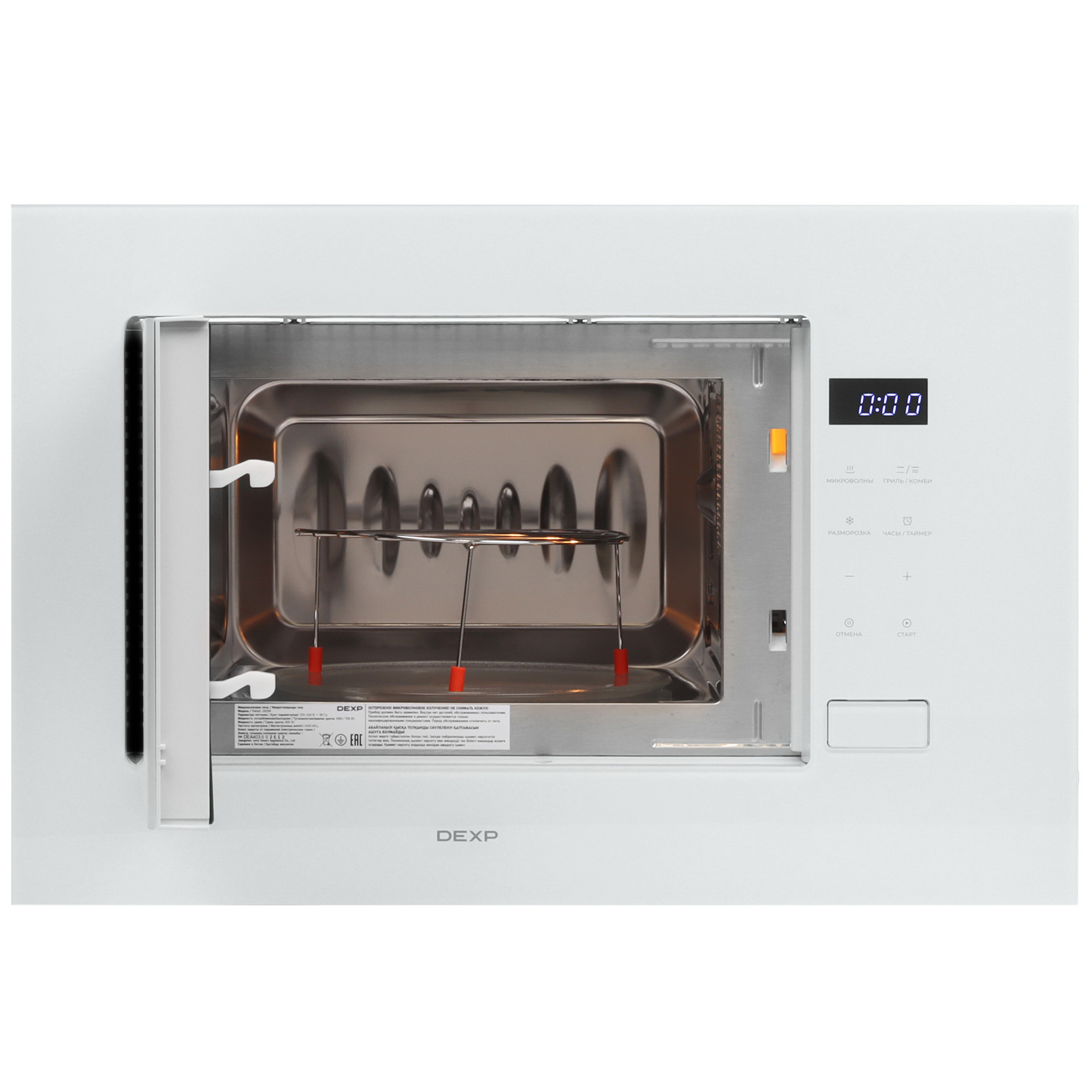 5443537 Встраиваемая микроволновая печь DEXP J302W белый STDN-0022964 - Вид №5