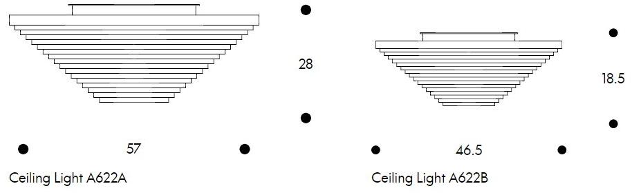 Artek Люминесцентная потолочная лампа из стали sun-id-1498570 - Вид №2