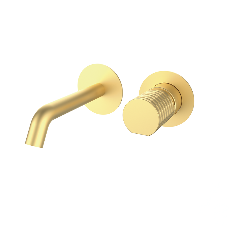 75535757 PREMIUM Матовый Gold Умывальник смеситель Матовое Золото GRB MIXERS 