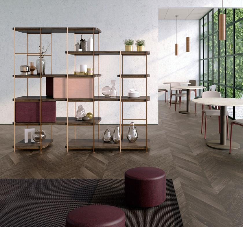 Momocca Самонесущий двухсторонний книжный шкаф Julia Je10 - Вид №2