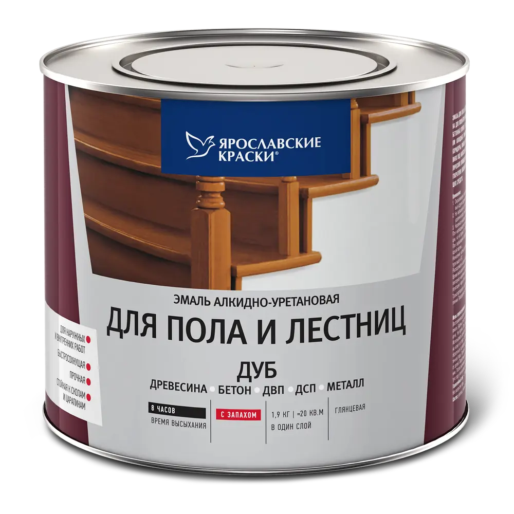 Эмаль для пола и лестниц 1.9 кг цвет дуб 18450835 STLM-2123366 Santreyd 