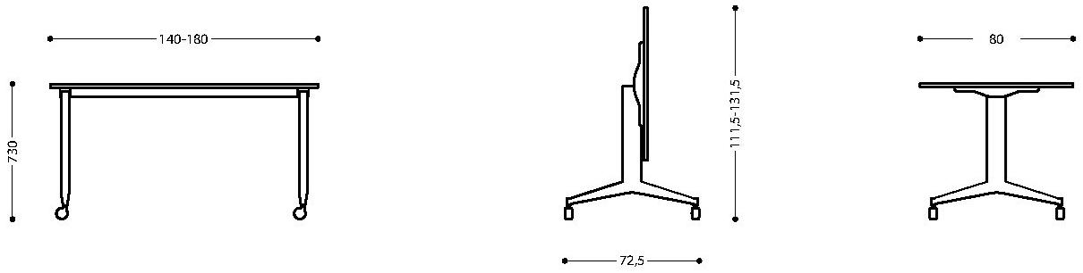 LAMM Складной деревянный стол с откидной столешницей sun-id-1461732 - Вид №8