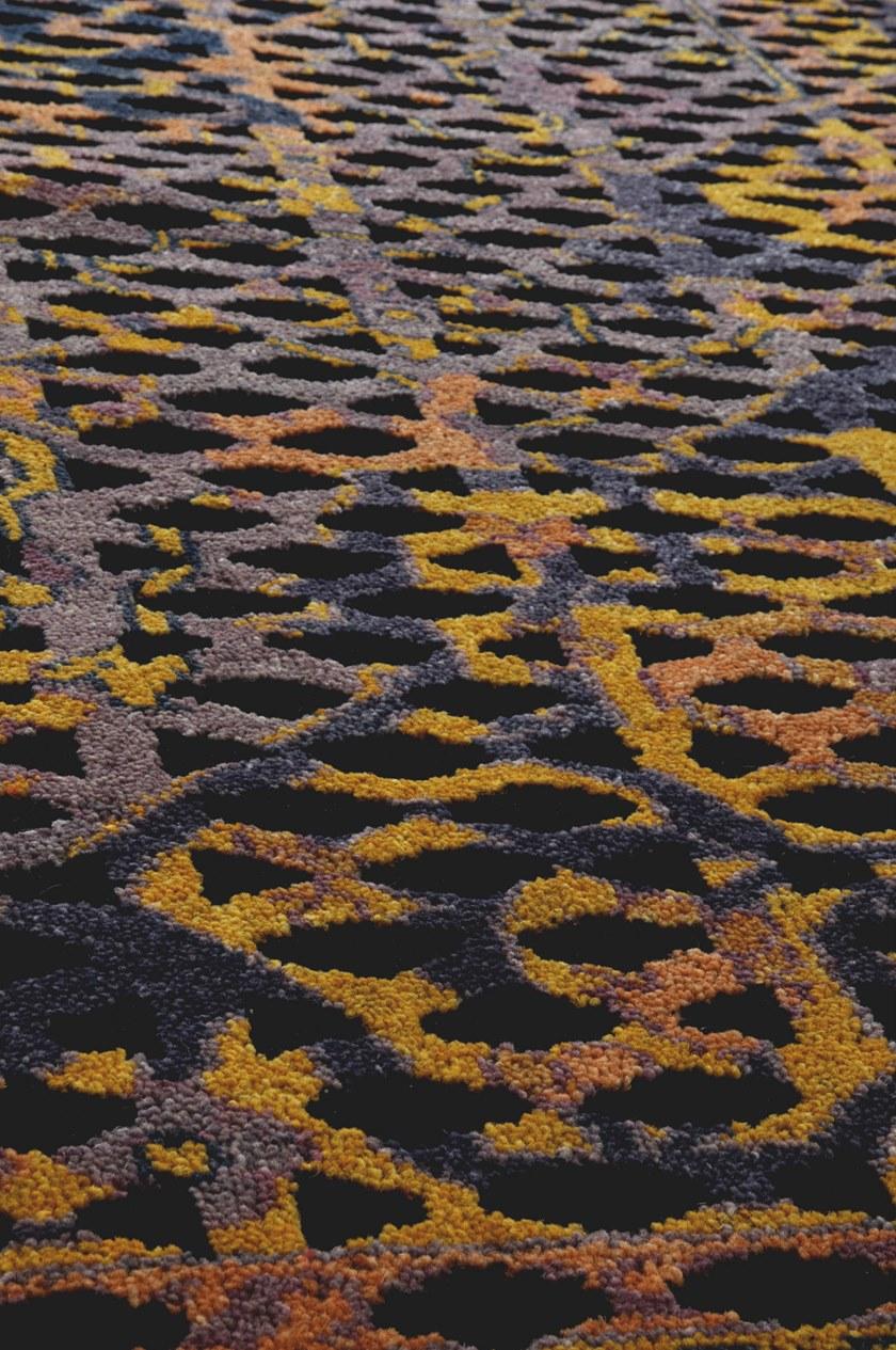 I + I Коврик из шерсти и хлопка с геометрическими мотивами  C 67b  - Вид №1