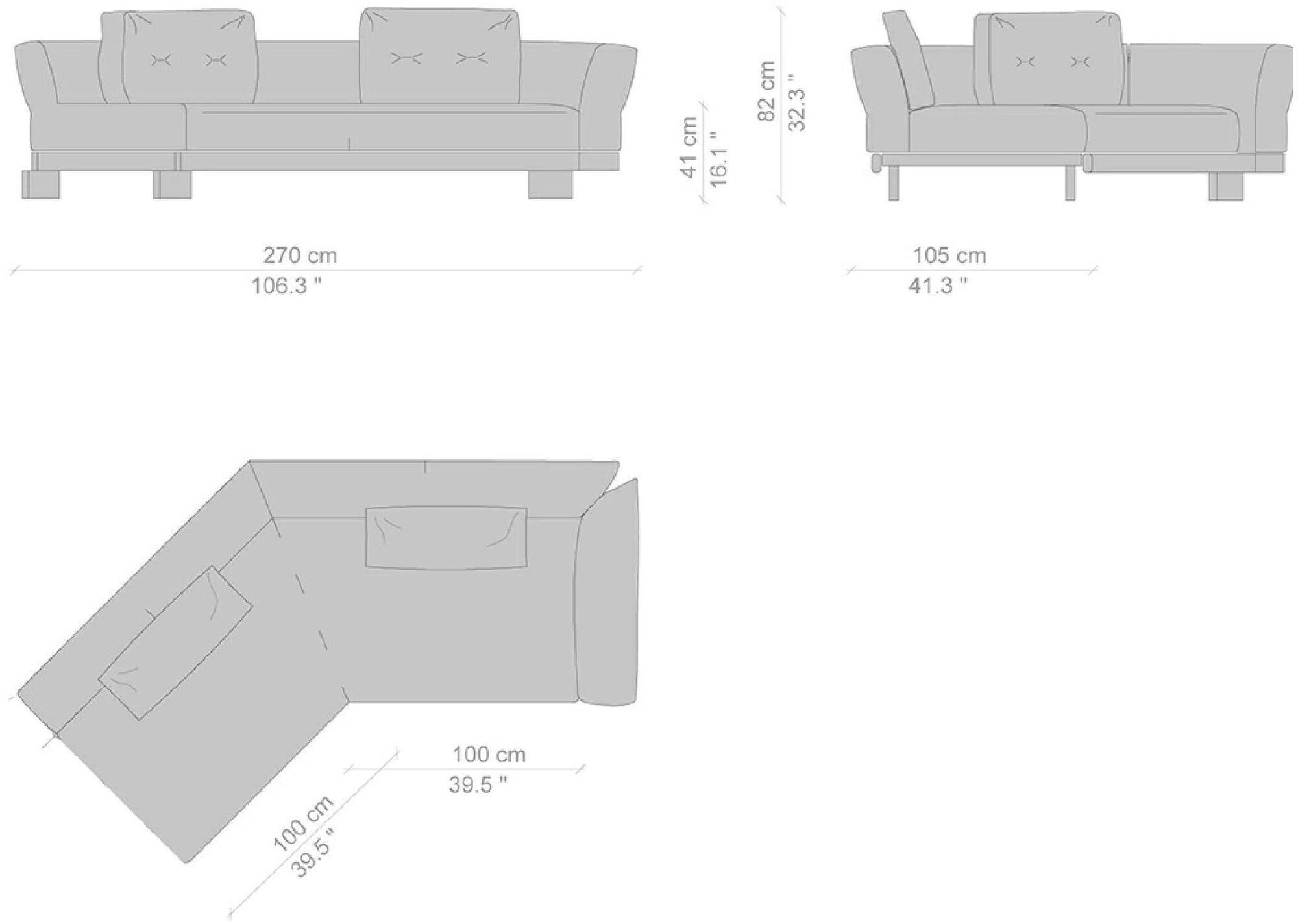 Cassina Модульный модульный диван со съемным чехлом Sengu sun-id-1463927 - Вид №6