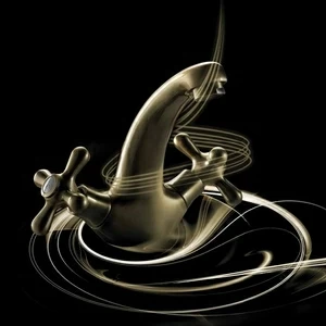 Смеситель для раковины с автоматическим сливом 19.004AB MAIER MEMORY