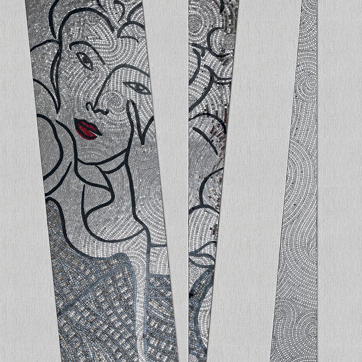 SICIS Troy Feather Grey ДЕКОРАТИВНЫЙ VETRITE sun-id-1991118 - Вид №76