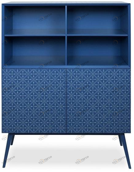 Barba design Буфет из лакированной древесины с распашными дверцами Tiles 108.f02/f0/e0