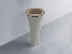 AMLA45-AN+AMPILT-PM+AMCOLT-PM Раковина Amedeo Tondo отдельностоящая cielo Enjoy + Amedeo