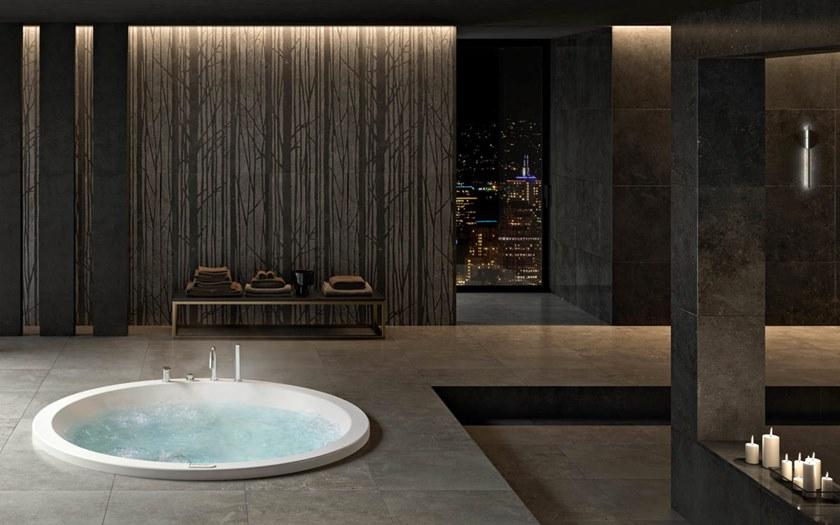 Albatros Встраиваемая 2-х местная гидромассажная ванна Ethos 01et35bn - Вид №1