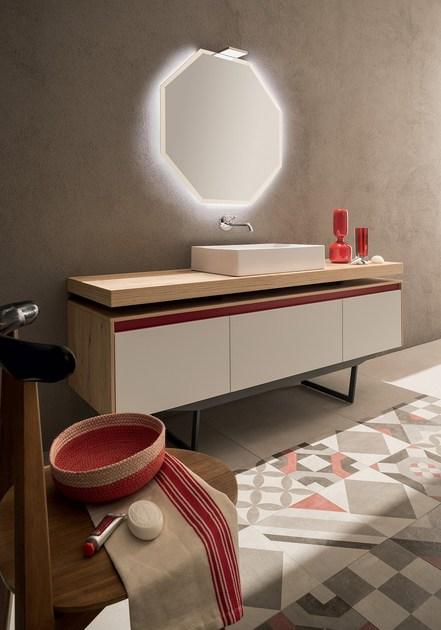 RAB Arredobagno Тумба под умывальник с ящиками Soul wood 28 - Вид №1