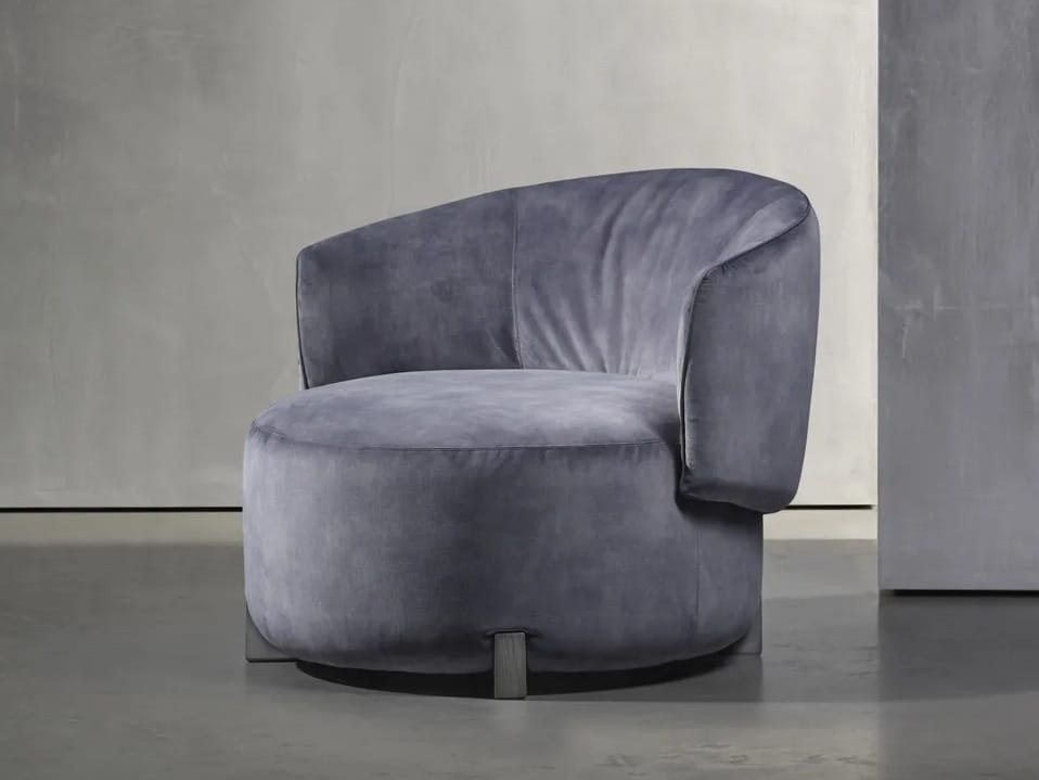 Бархатное вращающееся кресло с подлокотниками Piet Boon Джейн ARCH-00093700