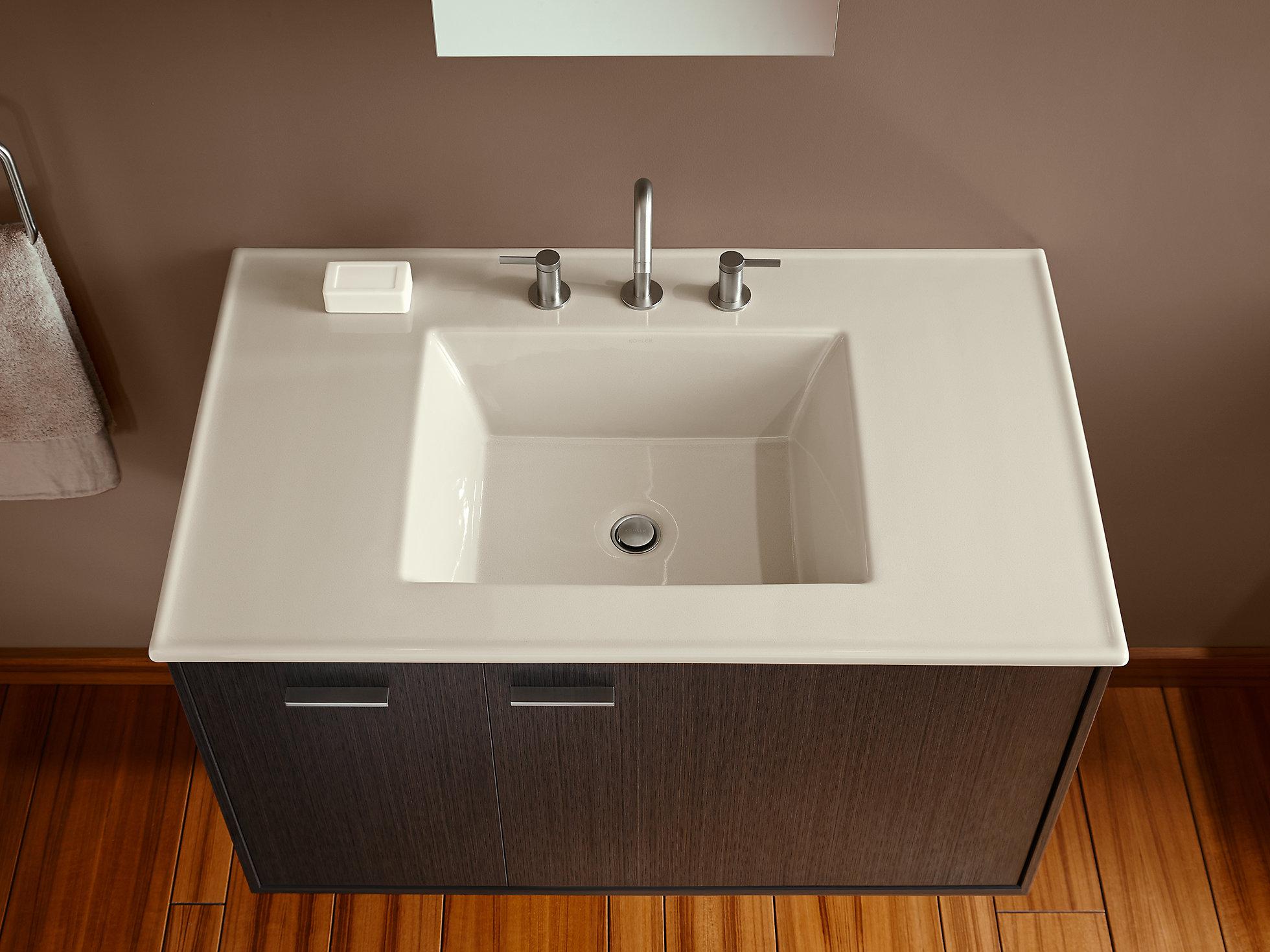 K-2781-8-7 Накладная раковина на столешницу  прямоугольная Kohler  - Вид №2
